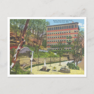 Eureka Springs Arkansas Vintager Basin Park Postkarte