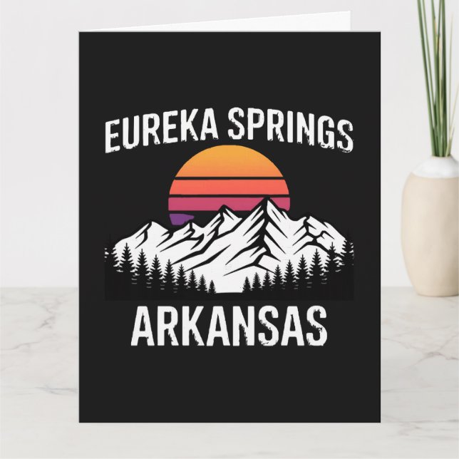 Eureka Springs Karte (Vorderseite)