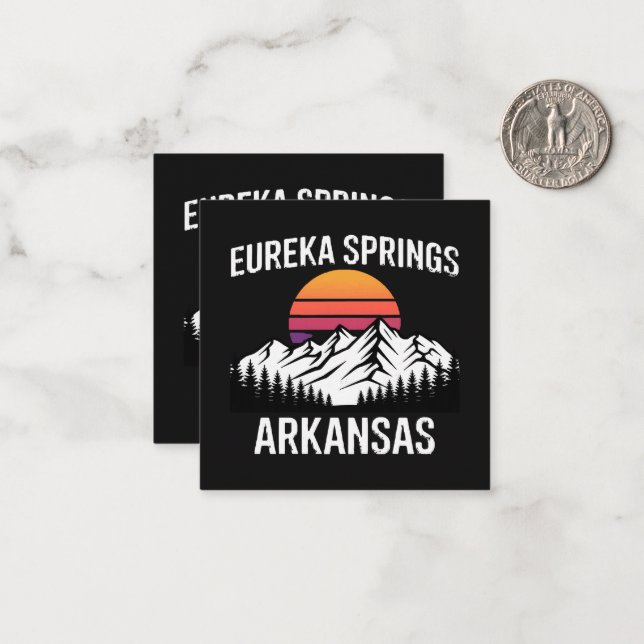 Eureka Springs Mitteilungskarte (Vorderseite/Rückseite Beispiel)