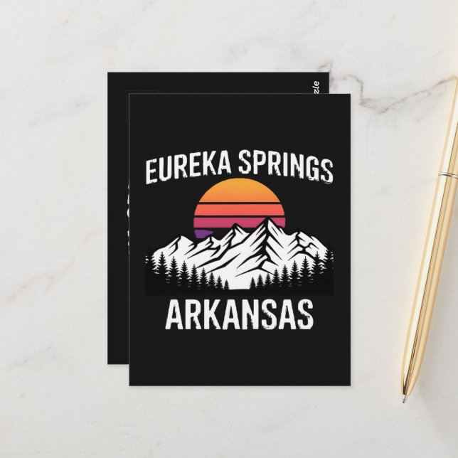 Eureka Springs Postkarte (Vorderseite/Rückseite Beispiel)