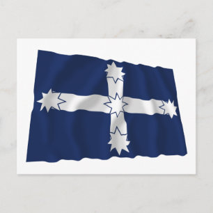 Eureka Stockade Waving Flag Postkarte