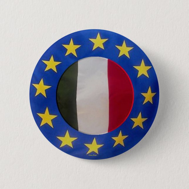 Euro 2008 - Italien - Schaltfläche Button (Vorderseite)