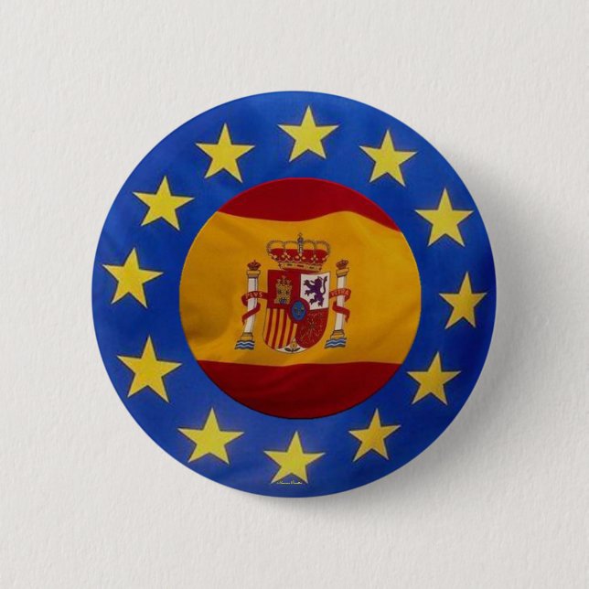 Euro 2008 - Spanien - Schaltfläche Button (Vorderseite)