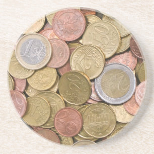 Euro Cent Getränkeuntersetzer