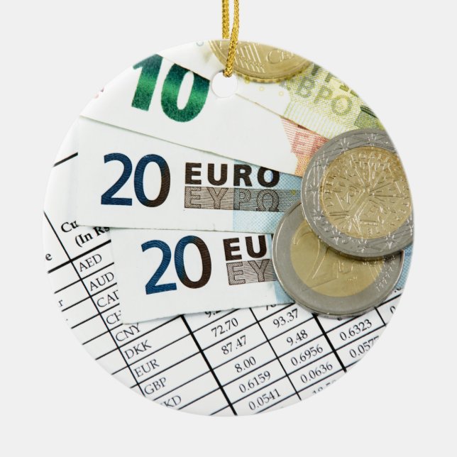 Euro Keramik Ornament (Vorne)