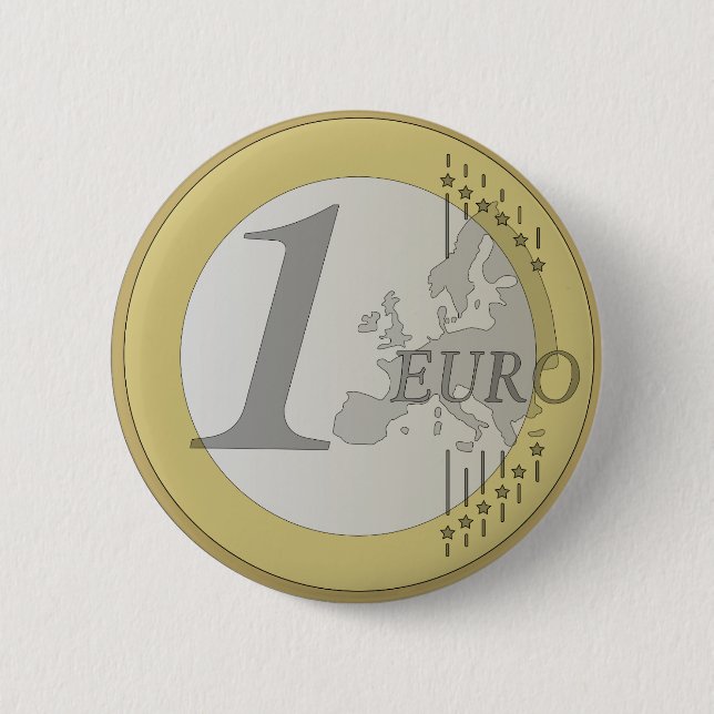 Euro-Münze Button (Vorderseite)