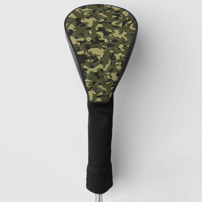 Euro Spring Camouflage Golf Headcover (Vorderseite)