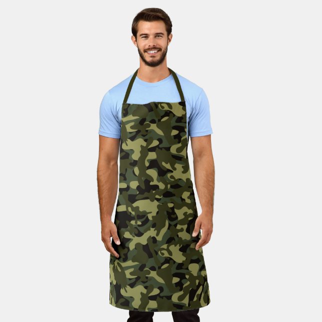 Euro Spring Camouflage Schürze (Getragen)