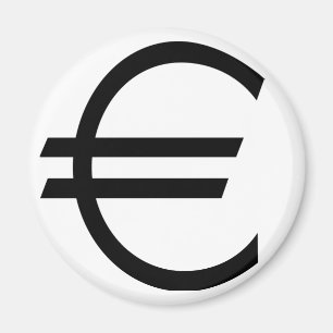 Euro-Zeichen Magnet
