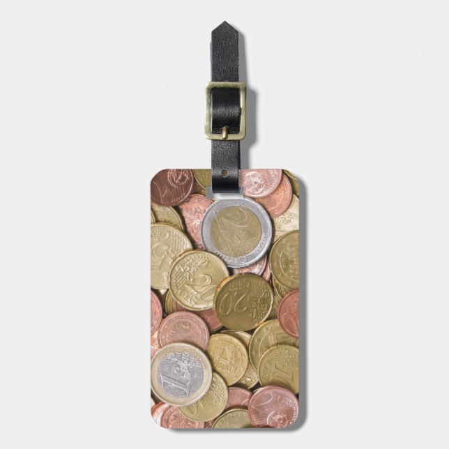Eurocents Gepäckanhänger (Vorderseite vertikal)