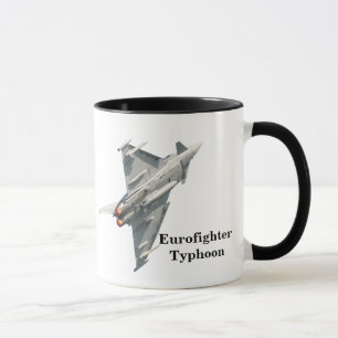 Eurofighter Typhoon mit Monogramm Tasse