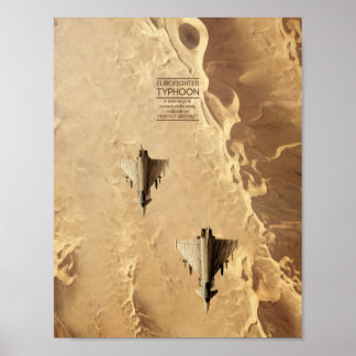 Eurofighter Typhoon-Plakat Poster
