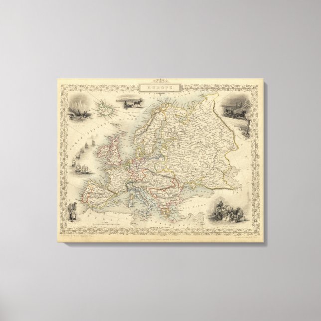 Europa 12 leinwanddruck (Vorderseite)