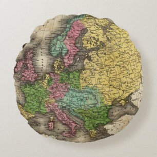 Europa 12 rundes kissen