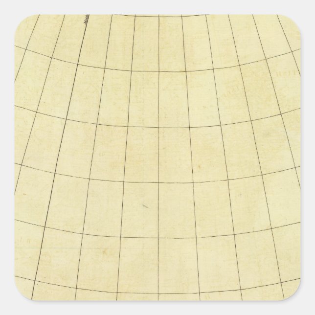 Europa 14 quadratischer aufkleber (Vorderseite)