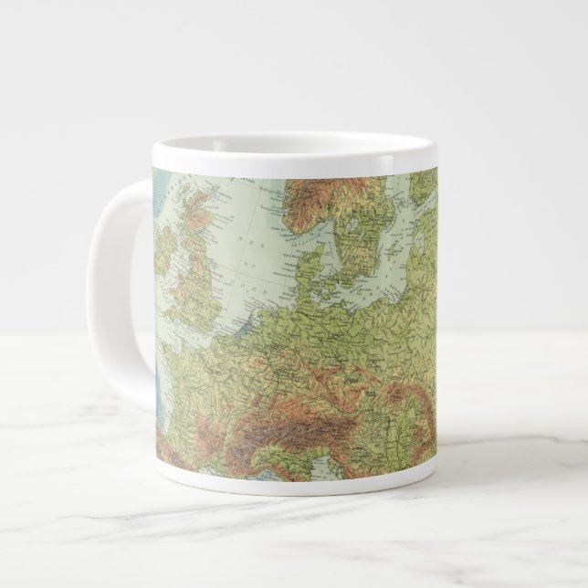 Europa 18 2 Jumbo-Tasse (Vorderseite Links)