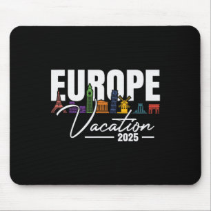 Europa 2025 Familienurlaub Souvenir Reise Sommer - Mousepad