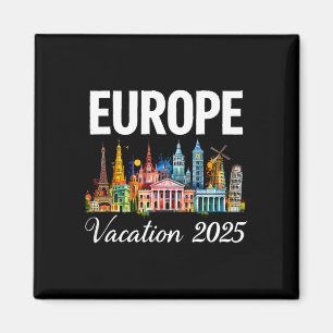 Europa 2025 Urlaub Souvenir Reise Sommer Reise F Magnet