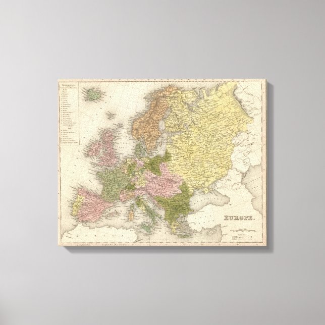 Europa 20 leinwanddruck (Vorderseite)