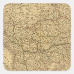 Europa 23 quadratischer aufkleber