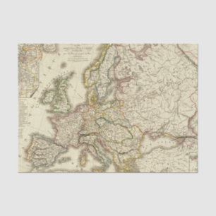 Europa 2 im Jahre 1813 Seidenpapier