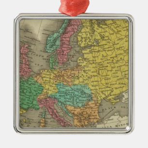 Europa 2 silbernes ornament