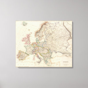 Europa 33 leinwanddruck