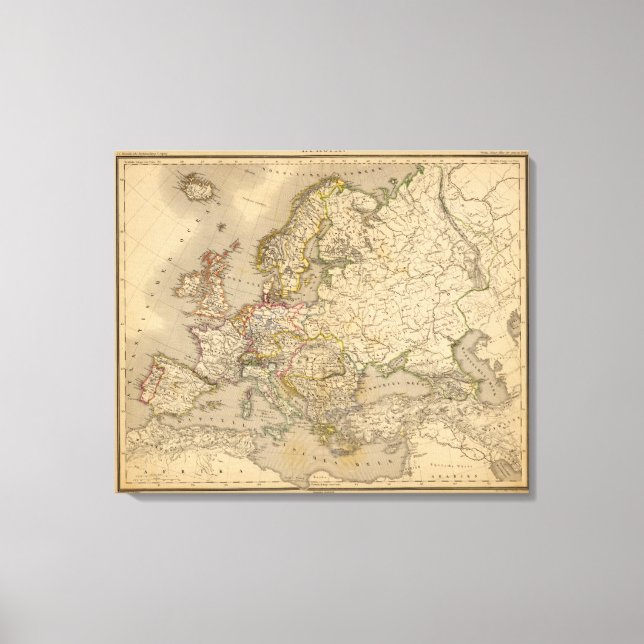 Europa 37 leinwanddruck (Vorderseite)