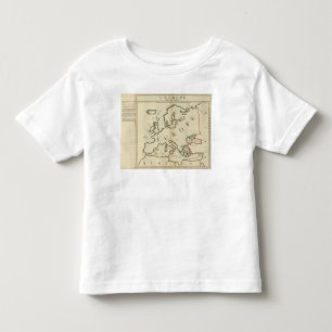 Europa 44 kleinkind t-shirt