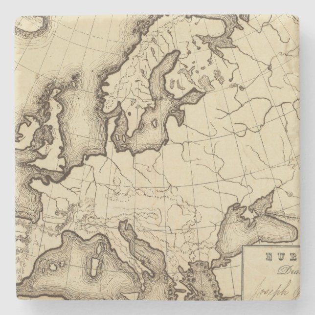 Europa 45 steinuntersetzer (Vorderseite)