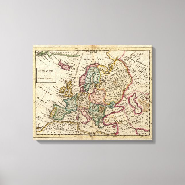Europa 6 leinwanddruck (Vorderseite)