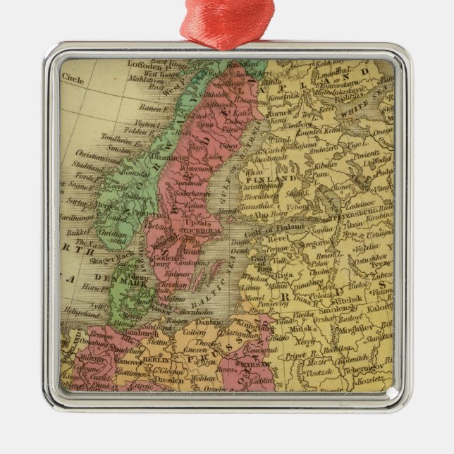Europa 8 silbernes ornament (Vorne)