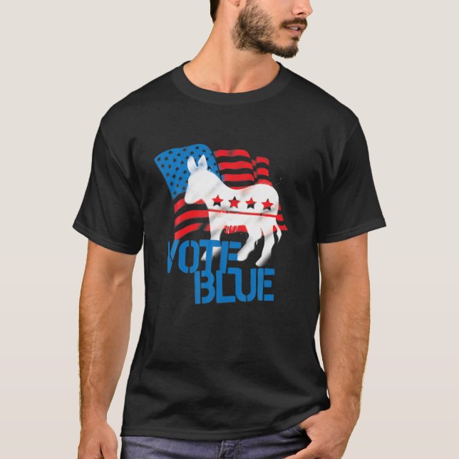 Europa-Abgeordnete Donkey-Flag-T-Shirt T-Shirt (Vorderseite)