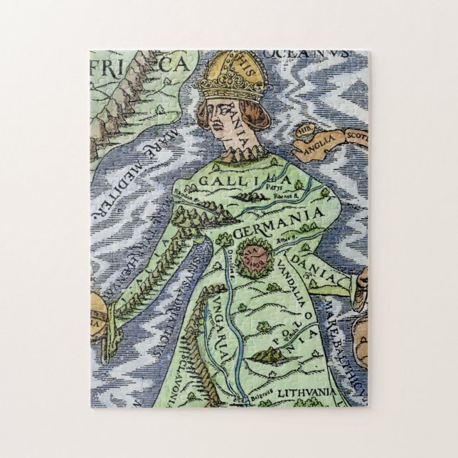 EUROPA ALS KÖNIGIN, 1588 (Vertikal)