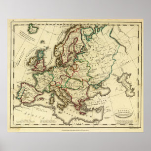 Europa alt, modern poster
