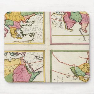 Europa, Asien, Afrika, Amerika Mousepad