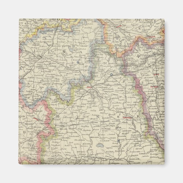Europa, Belarus, Ukraine Magnet (Vorne)