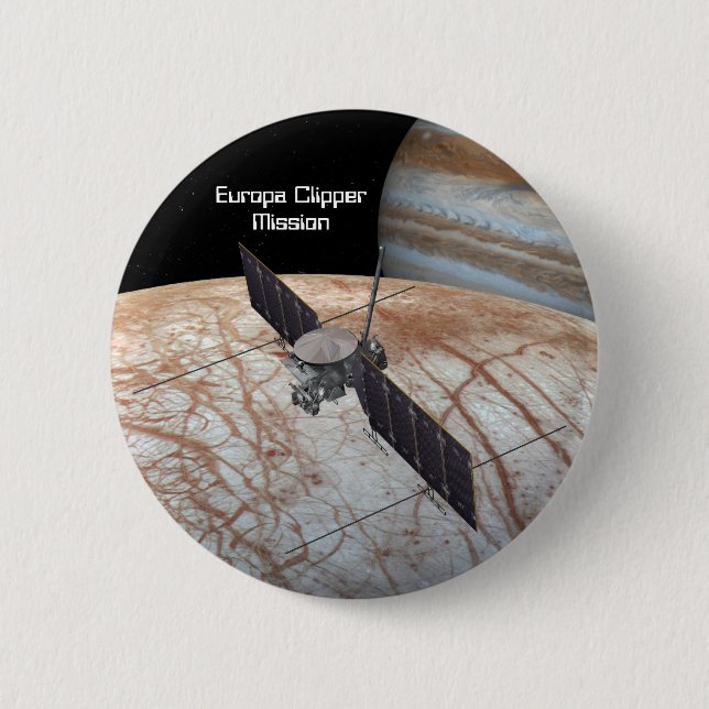 Europa Clipper Mission Spacecraft Button (Vorderseite)