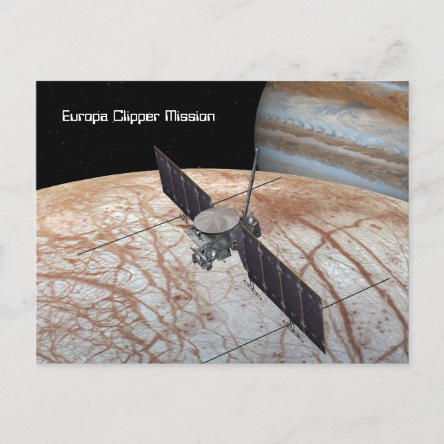 Europa Clipper Mission Spacecraft Postkarte (Vorderseite)