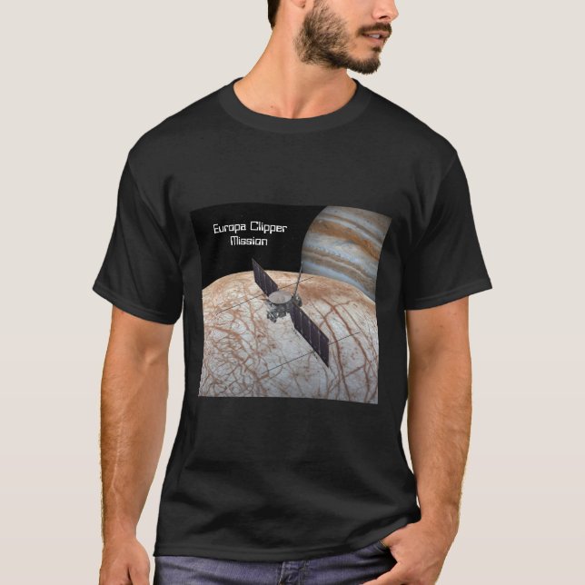 Europa Clipper Mission Spacecraft T-Shirt (Vorderseite)