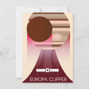 Europa Clipper Raumkunst Einladung