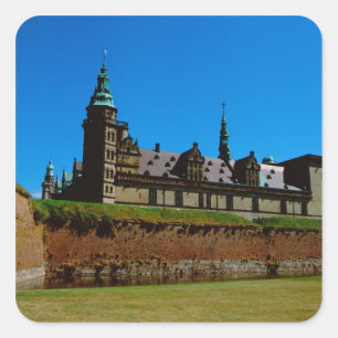 Europa, Dänemark, Helsingør (alias Elsinore), Quadratischer Aufkleber