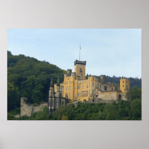 Europa, Deutschland, bei Koblenz, Schloss Poster