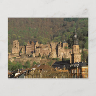 Europa, Deutschland, Heidelberg. Schloss Postkarte