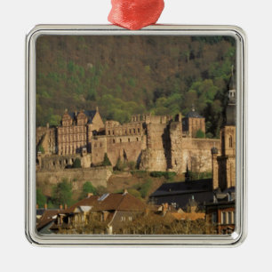 Europa, Deutschland, Heidelberg. Schloss Silbernes Ornament