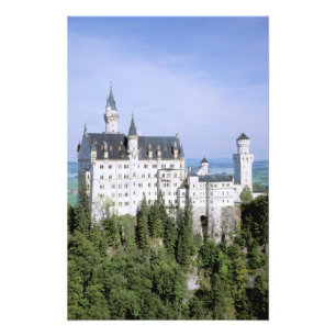 Europa, Deutschland, Neuschwanstein-Schloss Fotodruck