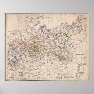 Europa, Deutschland, Polen Poster