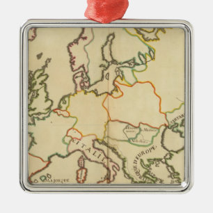 Europa durch Religion 2 Silbernes Ornament