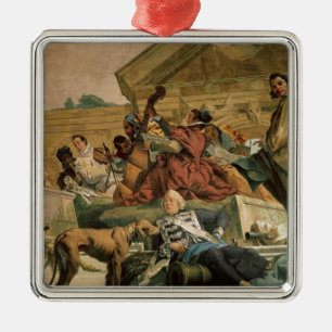 Europa, einer der vier Kontinente Ornament Aus Metall