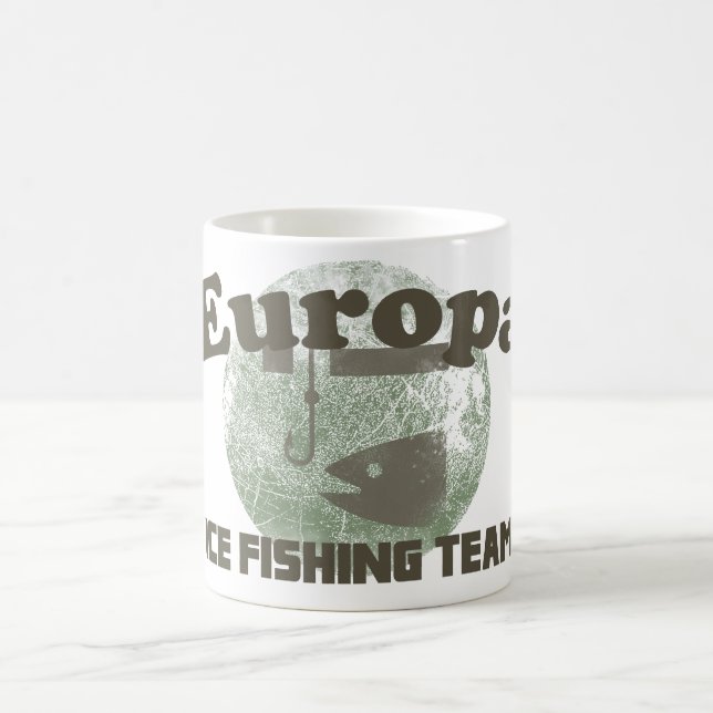 Europa-Eis-Fischen-Team Kaffeetasse (Mittel)